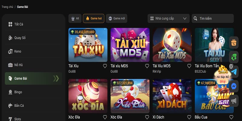 Trang chủ 52 Kho game bài của 8Day